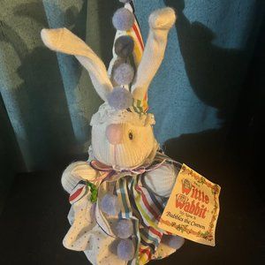 Vintage 1978 Wittle Wabbit Bubbles the Cwown 12" Plush, With Tag